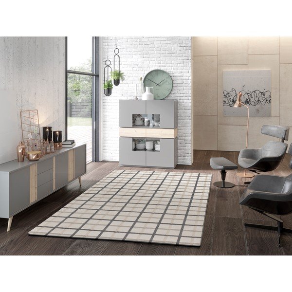 Kilimas pilkos spalvos/kreminės spalvos 160x230 cm Karisma – Universal-image-1