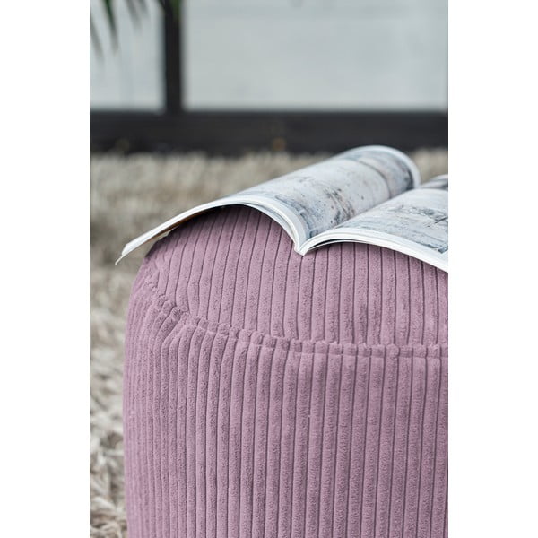 Violetinės spalvos iš kordinio velveto sėdmaišis Mini – SLOWDOWN-image-1