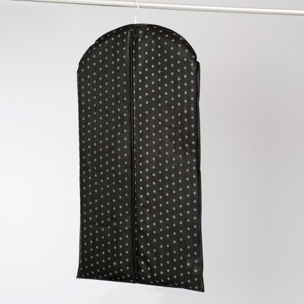 Juodos spalvos pakabinamas suknelės užvalkalas Compactor Garment, 100 cm ilgio