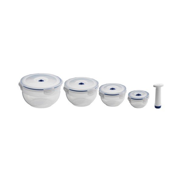 4 maisto dėžučių rinkinys ir vakuuminis siurblys Compactor Food Saver-image-4