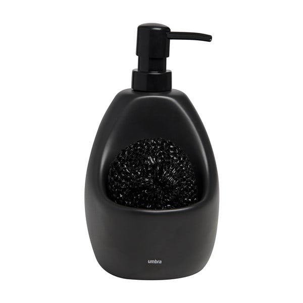 Juodos spalvos iš keramikos muilo dozatorius 590 ml Joey – Umbra