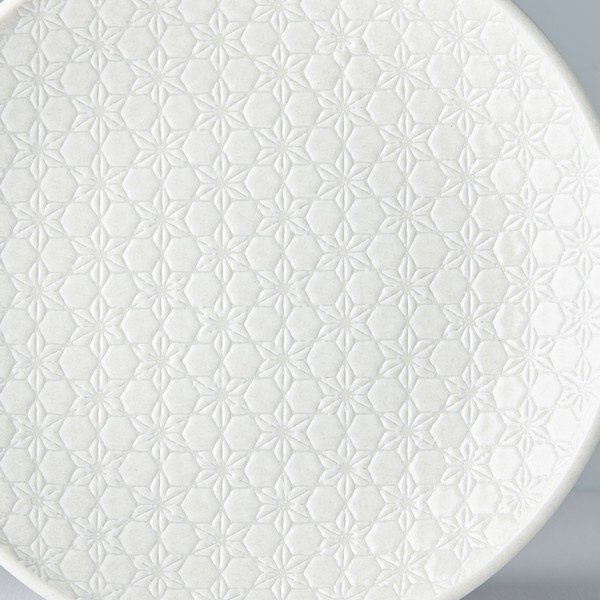 Baltos spalvos keraminė lėkštė MIJ Star, ø 25 cm-image-3