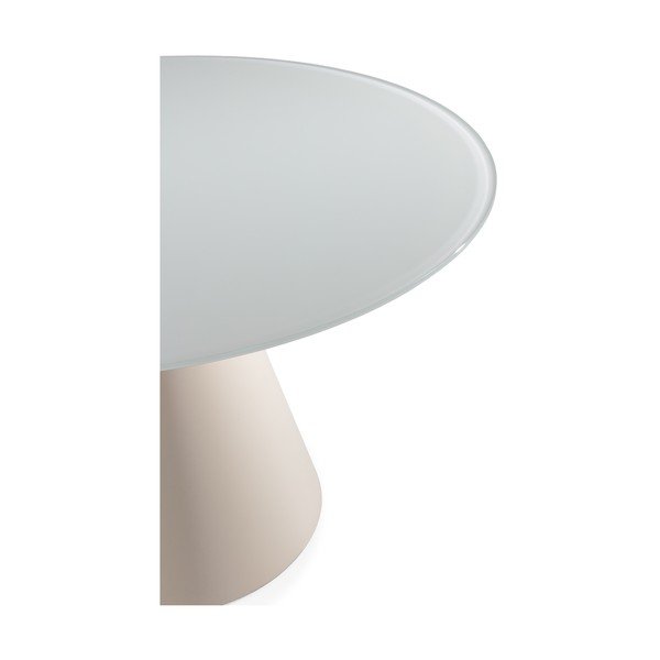 Apvalios formos valgomojo stalas su stikliniu stalviršiu ø 120 cm Vida – MOME-image-3