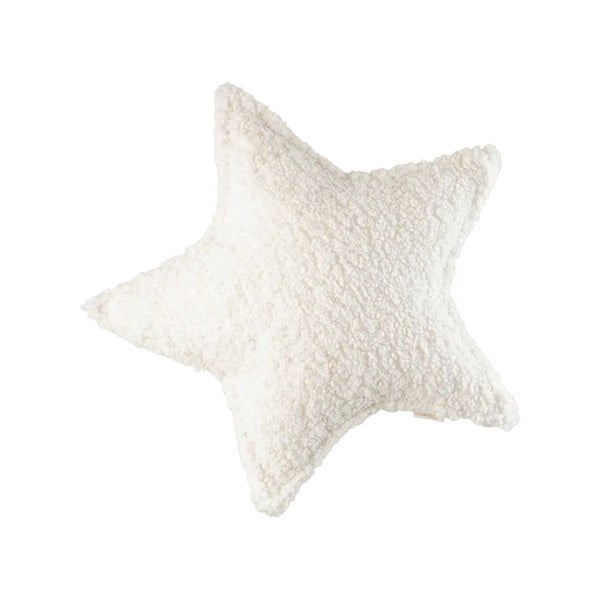 Kreminės spalvos iš boucle vaikiška sofos pagalvėlė Star – Wigiwama