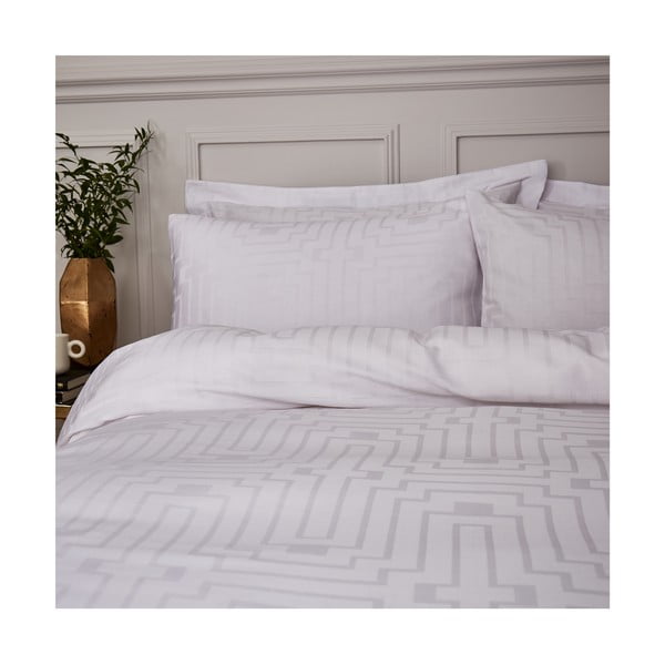 Balta medvilninė viengulė patalynė 135x200 cm - Bianca-image-1