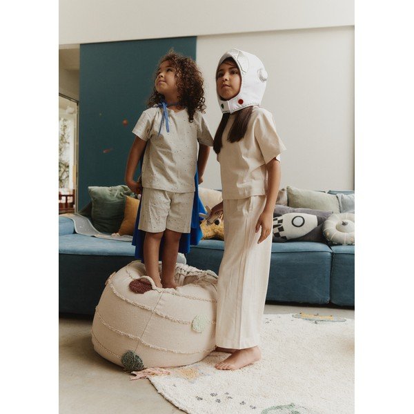 Kreminės spalvos vaikiškas sėdmaišis Solar System – Lorena Canals-image-1