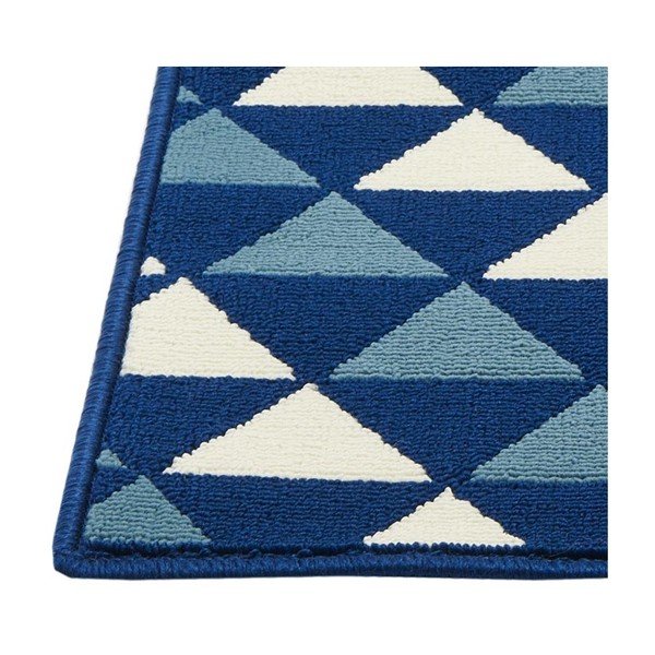 Tamsiai mėlyna lauko kiliminė danga Floorita Triangles, 133 x 190 cm-image-3