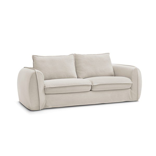 Smėlio spalvos sofa miegojimui/sulankstoma 216 cm Archimede – Bobochic Paris-image-3
