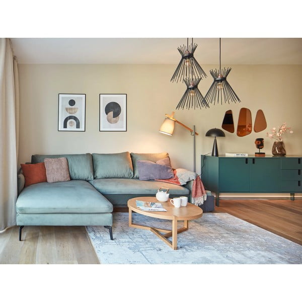 Smėlio spalvos viskozės kilimas Universal Margot Azul, 160 x 230 cm-image-1