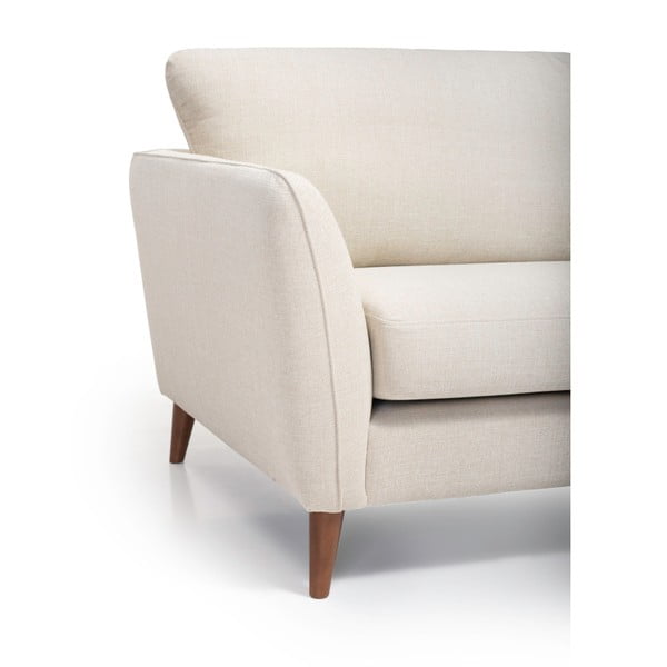 Smėlio spalvos kampinė sofa Scandic Paris, kairysis kampas-image-3