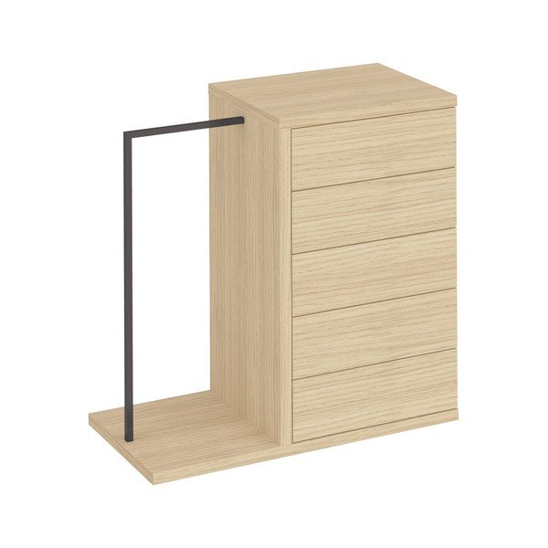 Žema ąžuolo dekoro spinta 105x113 cm Hugo - TemaHome-image-2