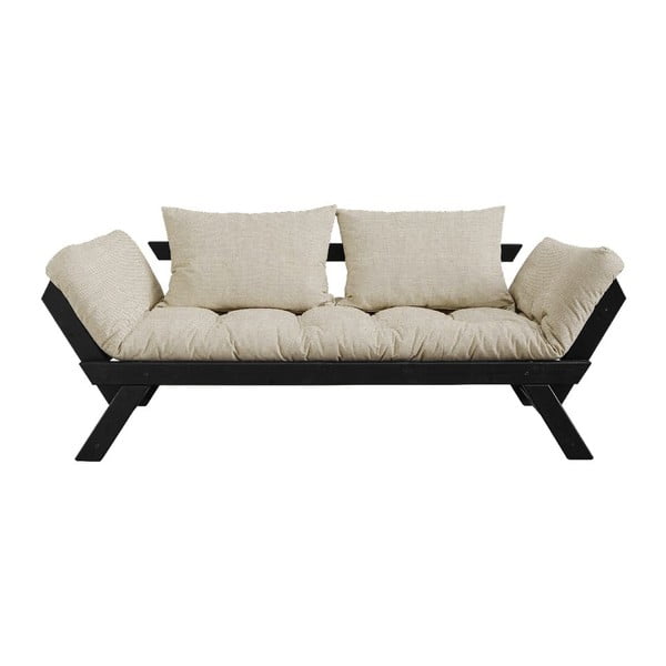 Išlankstoma sofa Karup Design Bebop Black/Linen Beige