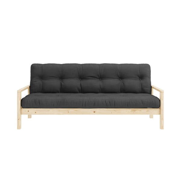 Sulankstoma sofa tamsiai pilkos spalvos 205 cm Knob – Karup Design