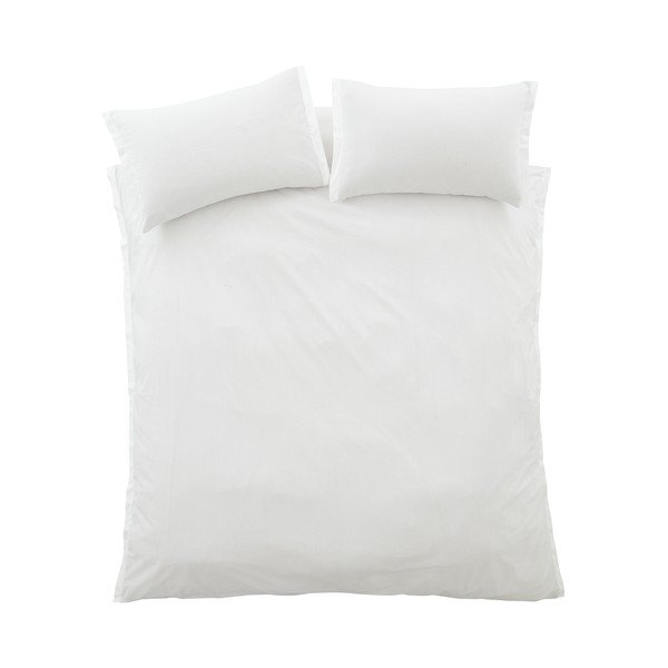 Šviesiai pilkos spalvos iš medvilninio perkelio viengulė patalynė 135x200 cm Seersucker Woven Stripe – Bianca