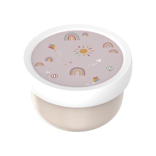 Smėlio spalvos iš plastiko vaikiška pietų dėžutė Sunshine & Rainbow – Mepal