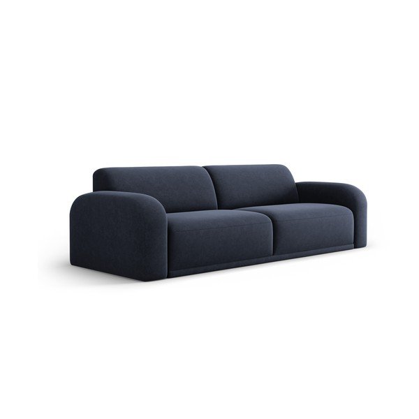 Iš velveto sofa tamsiai mėlynos spalvos 242 cm Erin – Micadoni Home-image-2