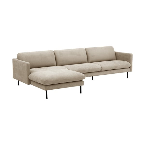 Smėlio spalvos kampinė sofa Max Winzer Nathan, kairysis kampas-image-2
