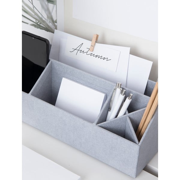 Biuro organizatorius iš kartono kanceliarinėms prekėms Elisa – Bigso Box of Sweden-image-2