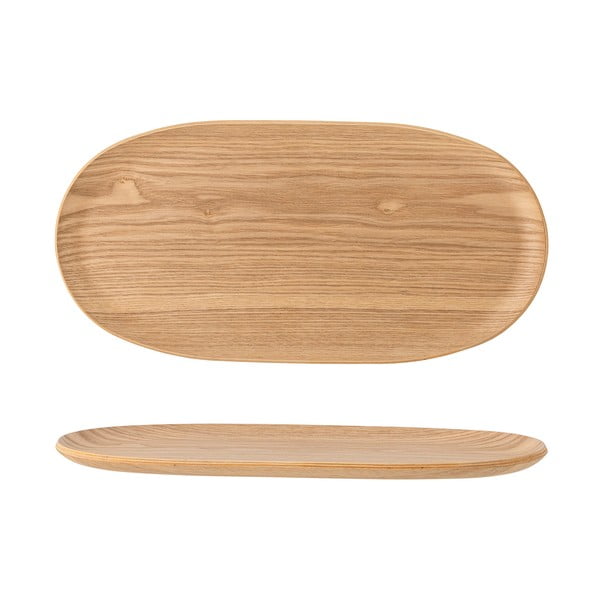 Iš ąžuolo medienos dekoratyvinis padėklas 15x31 cm Leyton – Bloomingville-image-3