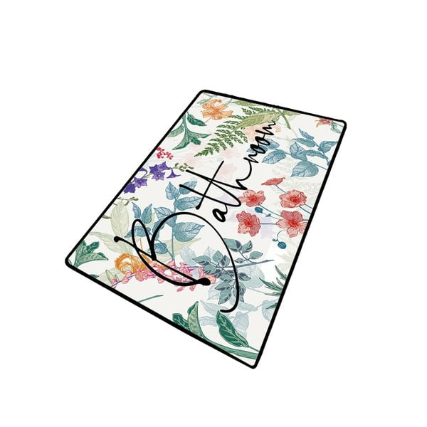 Vonios kilimėlis 70x120 cm Green In Flower – Foutastic