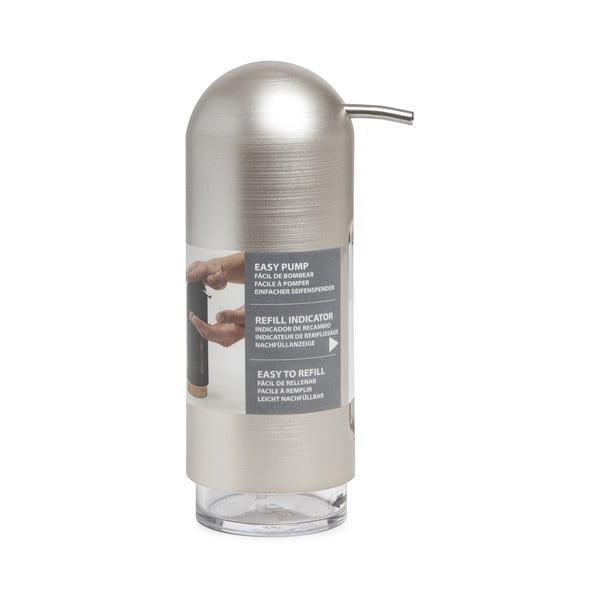 350 ml sidabrinis plastikinis muilo dozatorius Penguin - Umbra-image-4