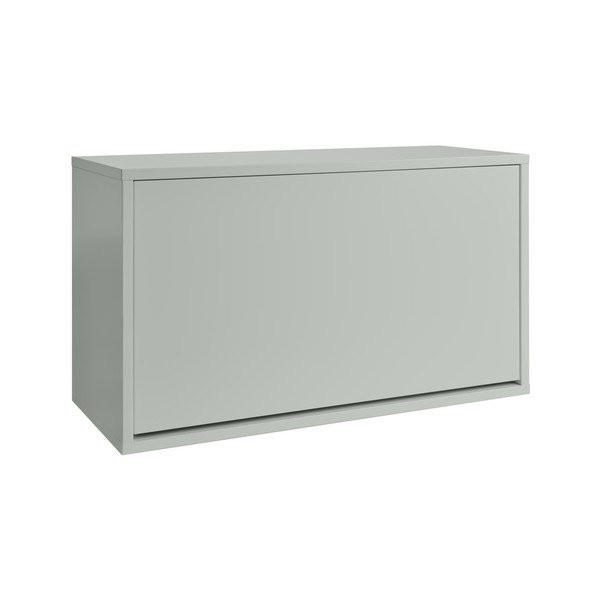 Pilkai mėlynos spalvos atlenkiama/pakabinama spintelė batams 70x30x40 cm – ReCollector