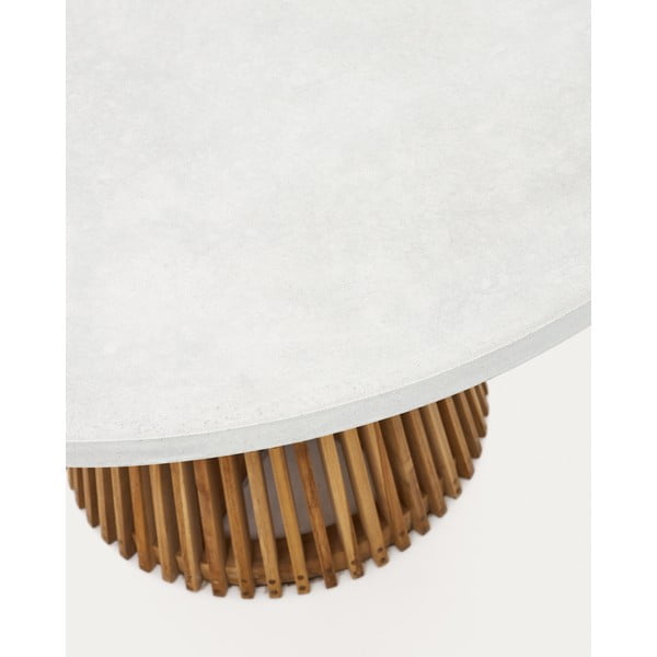 Apvalios formos sodo valgomojo stalas ø 120 cm Alcaufar – Kave Home-image-3