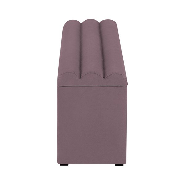 Levandų violetinės spalvos otomanas su daiktų laikymo vieta "Cosmopolitan Design LA", 200 x 47 cm-image-3