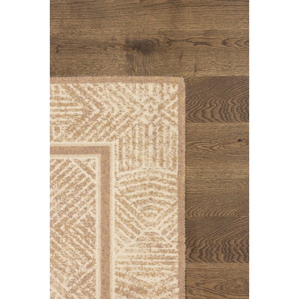 Kilimas iš vilnos smėlio spalvos 133x180 cm Jenny – Agnella-image-3