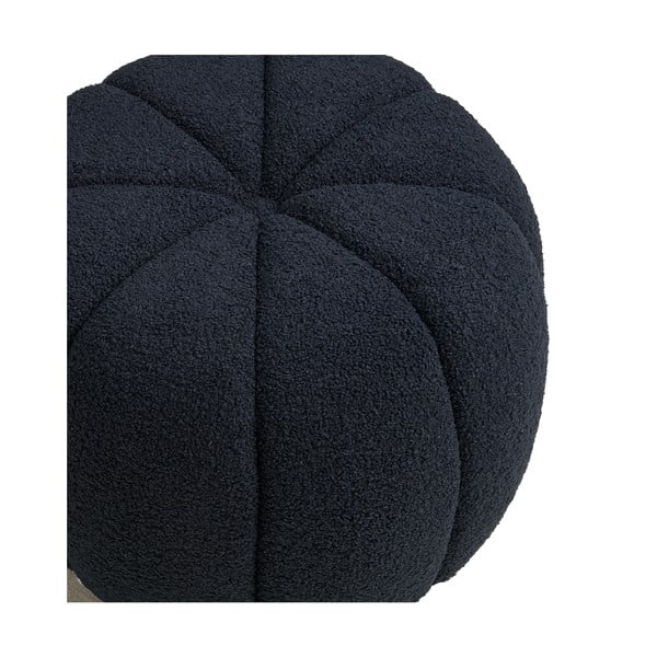 Tamsiai mėlynos spalvos iš boucle pufas Paisley – House Nordic-image-3
