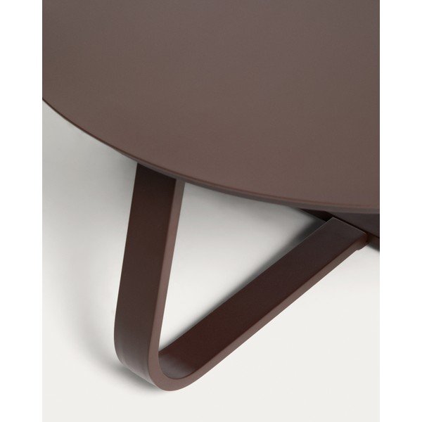 Iš metalo apvalios formos sodo kavos staliukas ø 80 cm Tamaris – Kave Home-image-3