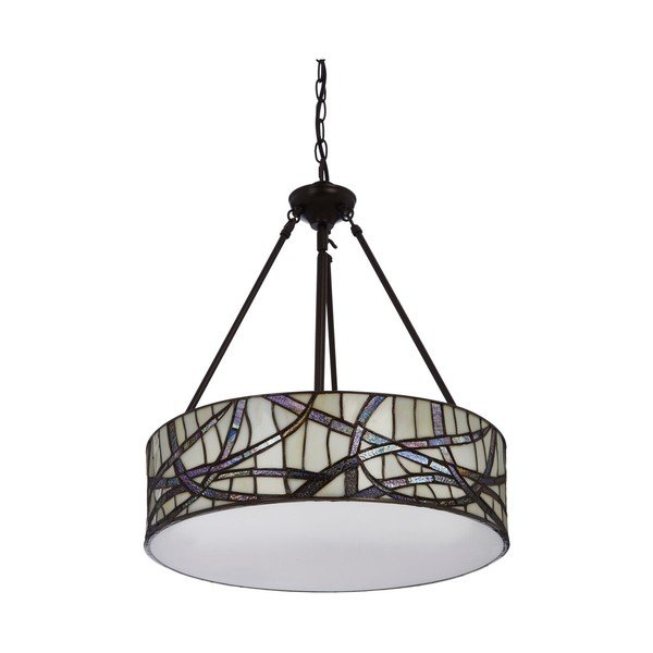 Iš metalo kabantis šviestuvas ø 46 cm su stiklo gaubtu Waldorf – Premier Housewares-image-3