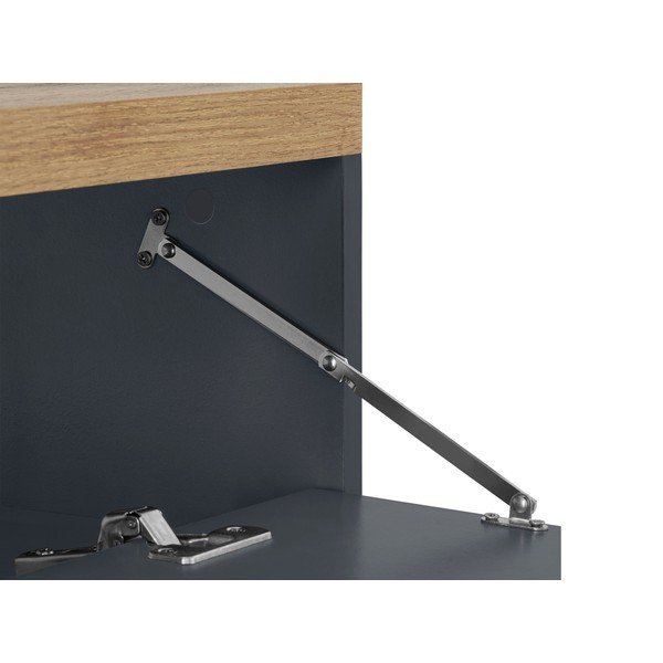 Spintelė po kriaukle antracito spalvos iš ąžuolo 60x57 cm Thessa – Støraa-image-3