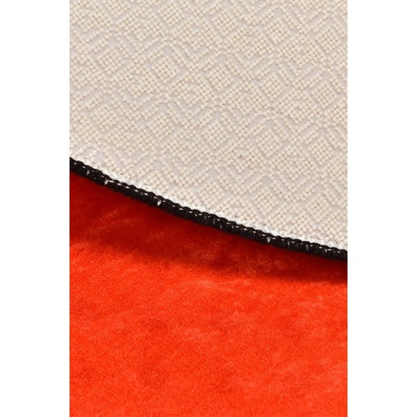 Oranžinis vaikiškas neslystantis kilimas Conceptum Hypnose Basketball, ø 140 cm-image-1