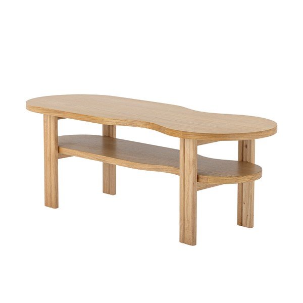 Kavos staliukas natūralios spalvos iš ąžuolo 43x120 cm Valria – Bloomingville-image-2