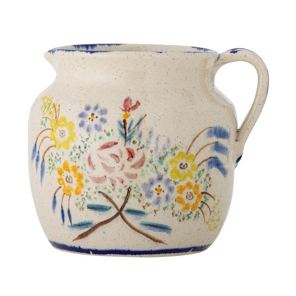Iš terakotos vaza kreminės spalvos (aukštis 22 cm) Avie – Bloomingville