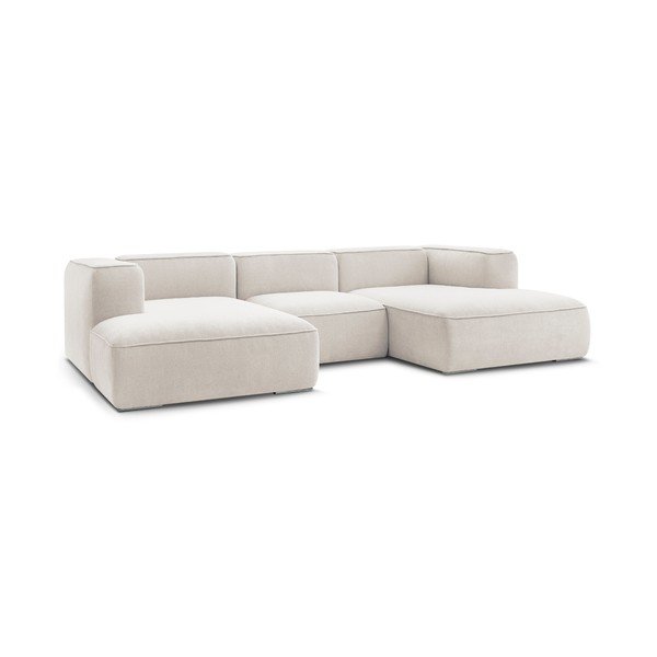 Kampinė sofa smėlio spalvos Zephyr – Bobochic Paris-image-3