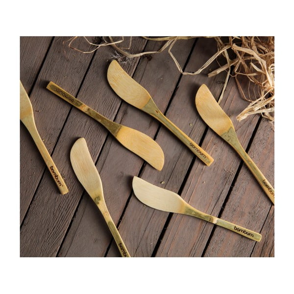 6 bambukinių sviesto peilių rinkinys "Bambum Forre