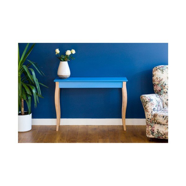 Mėlynas "Ragaba Lillo" konsolinis staliukas, plotis 85 cm-image-1