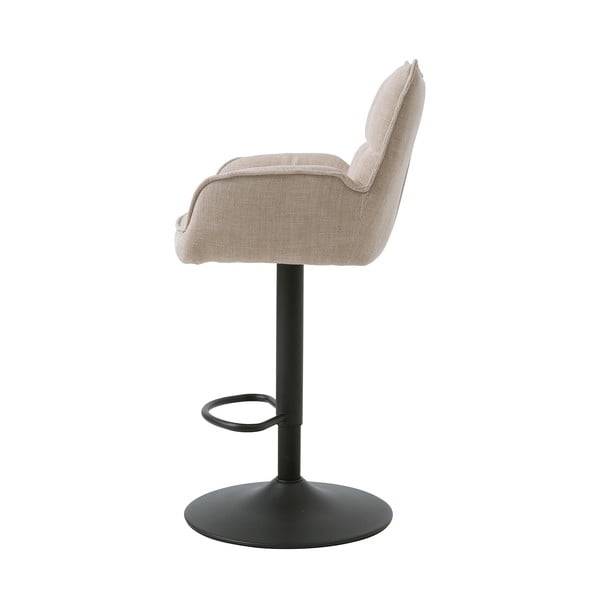 Kreminės spalvos reguliuojamo aukščio baro taburėtės 2 vnt. Marilla – Unique Furniture-image-4