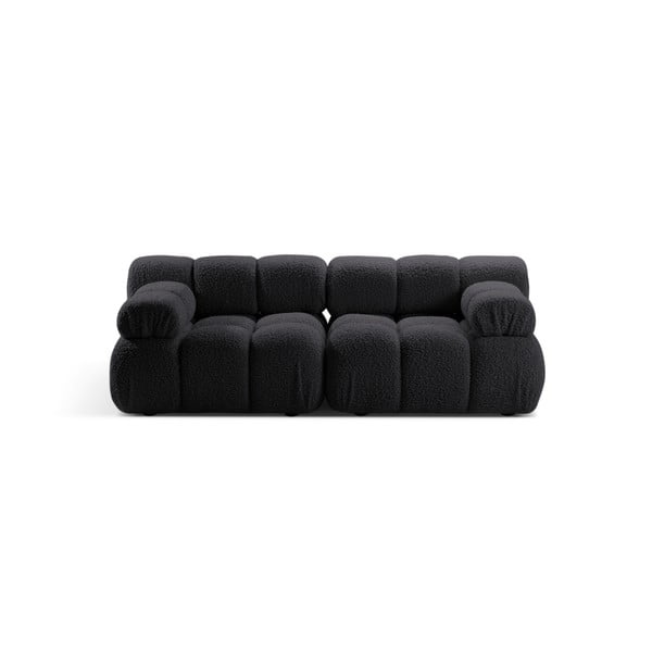 Iš boucle sofa antracito spalvos 188 cm Bellis – Micadoni Home