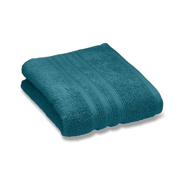 Žalsvai mėlynos spalvos iš frote audinio iš medvilnės rankšluostis 50x85 cm Zero Twist – Catherine Lansfield