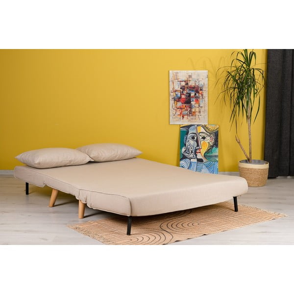 Sulankstoma sofa smėlio spalvos 120 cm Folde – Artie-image-3