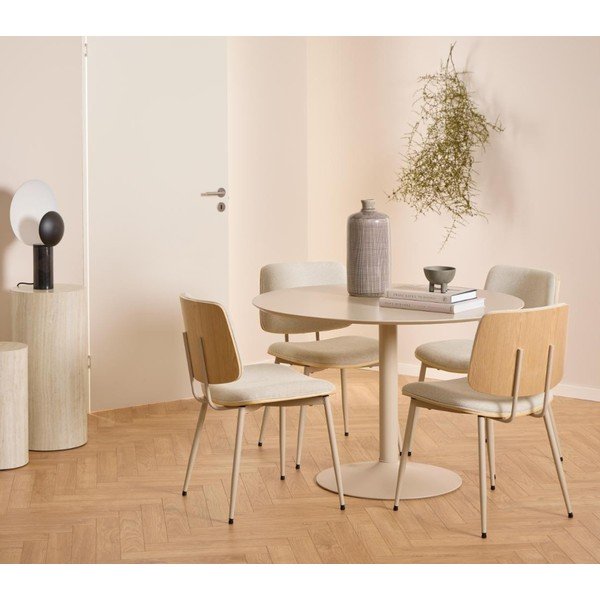 Valgomojo kėdė kreminės spalvos Owen – Actona-image-1