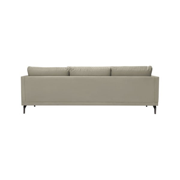 Smėlio spalvos sofa su juodos spalvos atramomis kojoms "Windsor & Co Sofos Jupiter-image-3