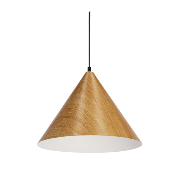 Kabantis šviestuvas rudos spalvos ø 32 cm su metaliniu gaubtu Dunca – Candellux Lighting-image-3