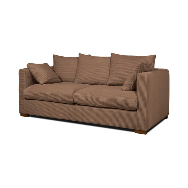 Sofa iš kordinio velveto šviesiai rudos spalvos 175 cm Comfy – Scandic-image-2
