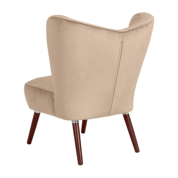 Smėlio spalvos krėslas Max Winzer Sari Velvet-image-2