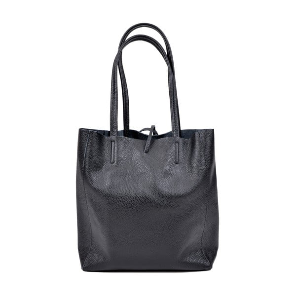 Juoda odinė rankinė Cardoni Vera-image-1