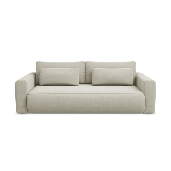 Smėlio spalvos sulankstoma/su sandėliavimo vieta sofa 238 cm Kapua – Makamii